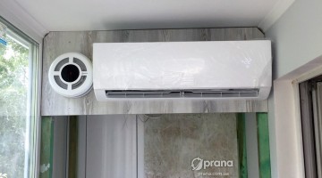 Приклад монтажу рекуператора PRANA – 200 C 12